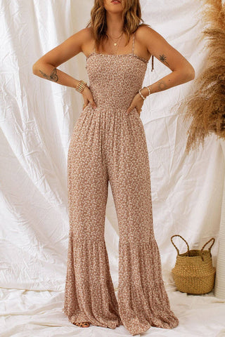 Bohemian Garden Jumpsuit Khaki
