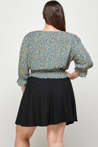 Desert Bloom Smock Blouse