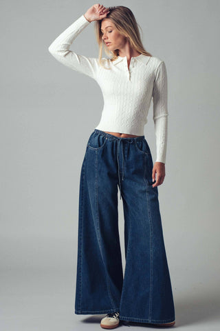 High Desert Haze Wide Leg Denim
