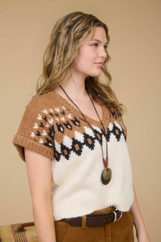 Cozy Crest V Fair Isle Knitwear