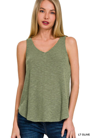 V-Neck Sleeveless Cami Top
