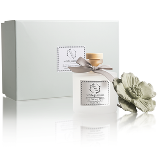 Marigold Ceramic Flower Reed Diffuser Set – 6.8oz