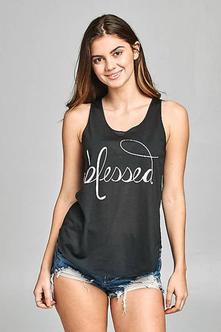 Blessed Graphic Tank Top