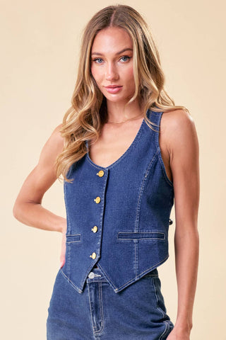 Denim Western Dream Vest