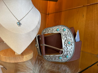 Rodeo Radiance Buckle & Brown belt