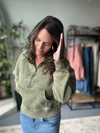 Half Zip Me Sweatshirt