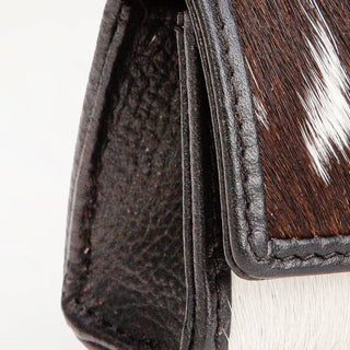 Loyal West Gloriana Clip-On Bag Charm in Black & White