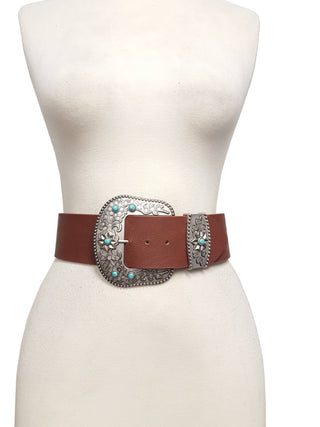 Rodeo Radiance Buckle & Brown belt