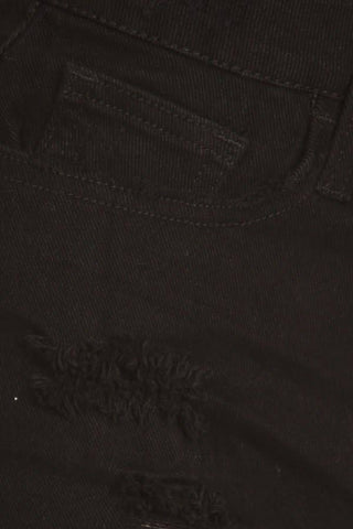 Midnight Edge High-Rise Denim Shorts