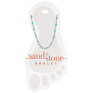Turquoise Tide Anklet