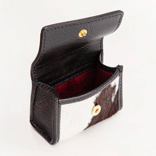 Loyal West Gloriana Clip-On Bag Charm in Black & White