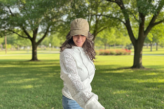 Lace Patchwork Hoodie