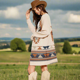 Aztec Knit cardigan