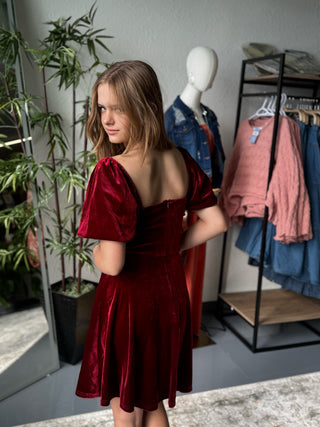Sweetheart Velvety Dress