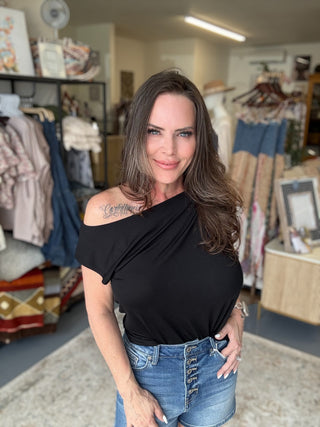 Cold Shoulder Please Top