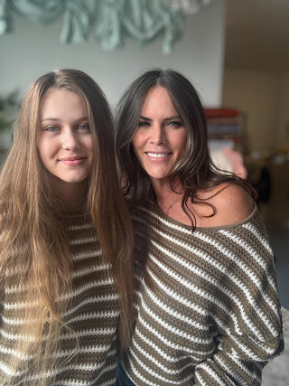 RELAXED STRIPED SWEATER