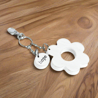 Hope Wood Keychain