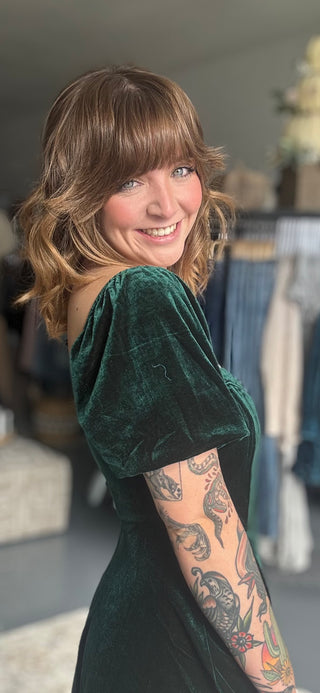 Sweetheart Velvety Dress