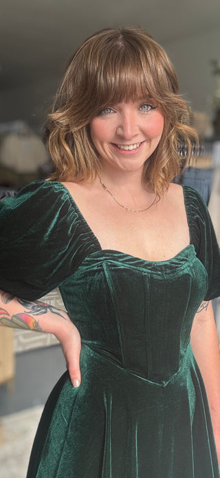 Sweetheart Velvety Dress