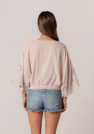 Charming Eyelet Blouse