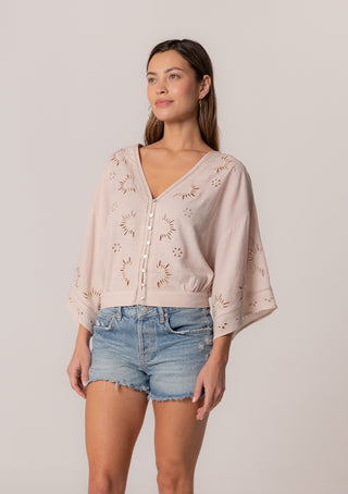 Charming Eyelet Blouse
