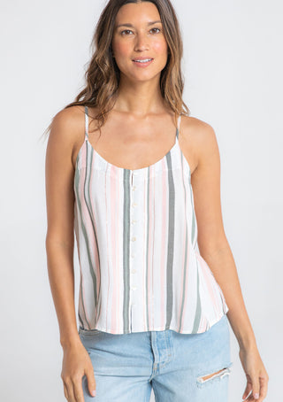 Barely Olive Breeze Tank Top