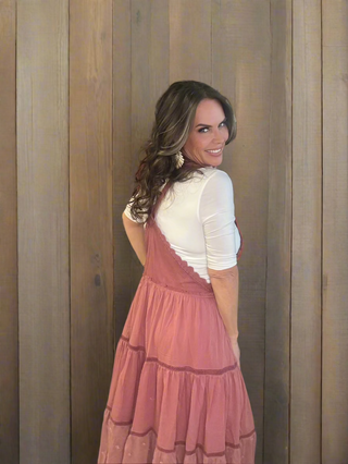 Desert Rose Overall Dress
