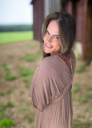 Mocha Mist Maxi Dress
