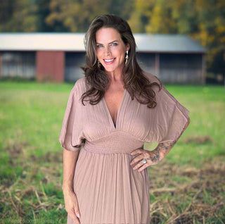 Mocha Mist Maxi Dress