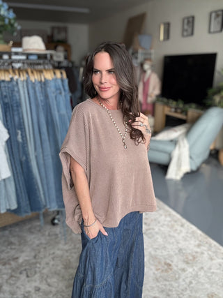 Moon Glow Texture Knit Top