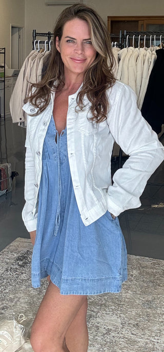White Denim Jacket