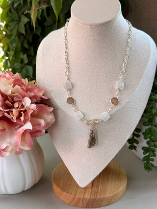 Opal Wash Necklace & Earrings