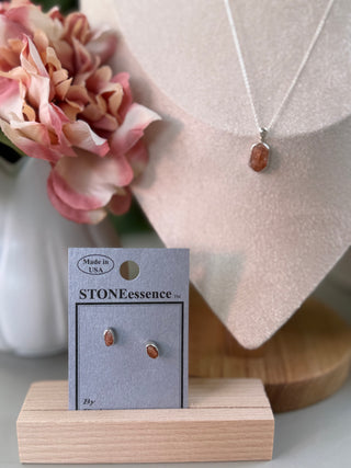 Solara Stone Stud Earrings