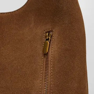Loyal West Large Purse - in Suede Leather