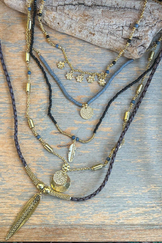 Odessa Necklace Black