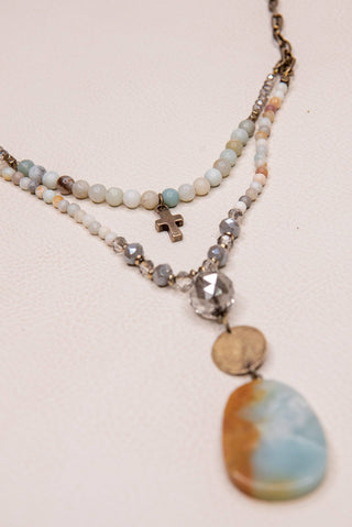 Mackenzie Necklace Amazonite