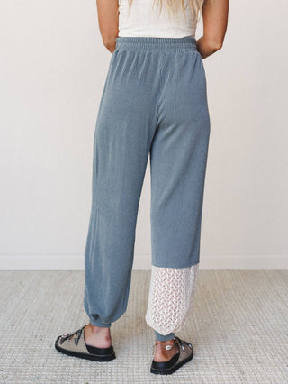 Weekend Warrior Joggers in Seafoam Cream