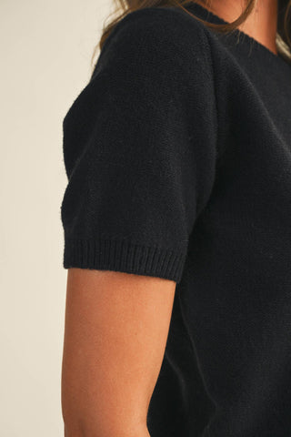Short Sleeve Soft Sweater | Boutique Knitwear