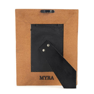 Meadows Green Embossed Leather Picture Frame