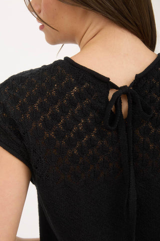 Cozy Grace Eyelet Yoke Knitwear