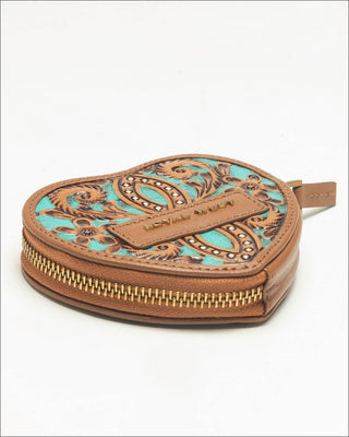 Cupid Coin Pouch Handtooled Leather – Whiskey & Water
