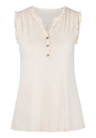 Dusty Ruffle Tank Top