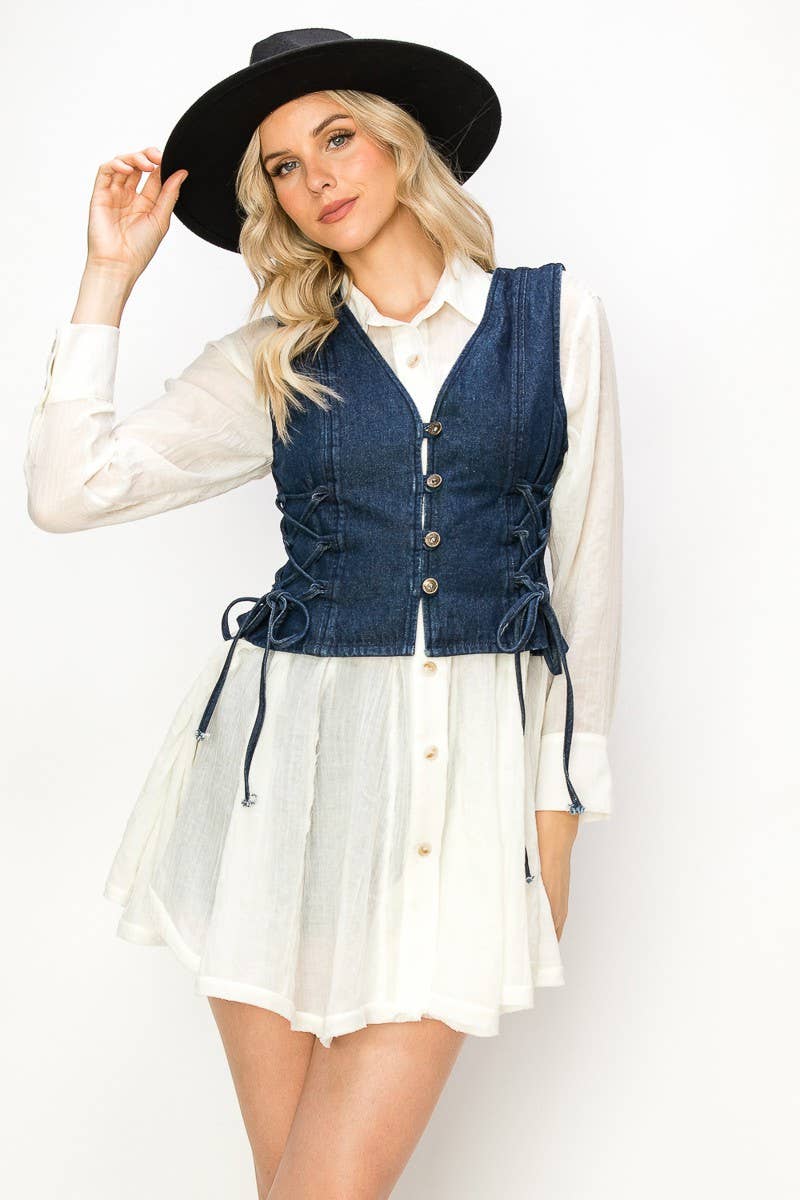BOHO DENIM VEST