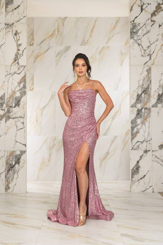 Mauve Mirage Sequin Gown – XL Exclusive