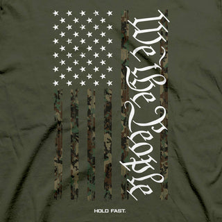 Cactus Trail We The People Camo T-Shirt - Military Green Patriotic Tee | Laciann Collective