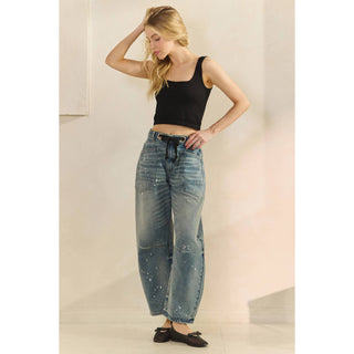 Horseshoe Jeans with Belt Detail – Boutique Denim with a Twist
