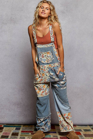 Canvas Bloom Overalls