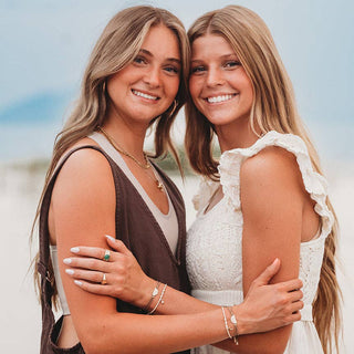 Forever Friends Neutral Sun Friendship Hair Tie Bracelet Set
