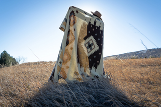 Southwest Alpaca Blanket - Mojave Reversible