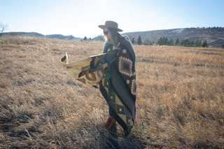 Southwest Alpaca Blanket - Mojave Reversible
